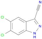 5,6-Dichloro-1H-indazole-3-carbonitrile