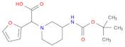 2-(3-((tert-Butoxycarbonyl)amino)piperidin-1-yl)-2-(furan-2-yl)acetic acid