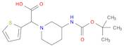 2-(3-((tert-Butoxycarbonyl)amino)piperidin-1-yl)-2-(thiophen-2-yl)acetic acid