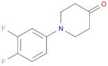 1-(3,4-Difluorophenyl)piperidin-4-one