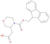 2-(4-(((9H-Fluoren-9-yl)methoxy)carbonyl)morpholin-3-yl)acetic acid