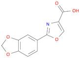 2-(Benzo[d][1,3]dioxol-5-yl)oxazole-4-carboxylic acid