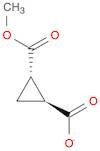 1,2-Cyclopropanedicarboxylic acid, monomethyl ester, (1S,2S)-