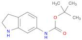 Carbamic acid,(2,3-dihydro-1H-indol-6-yl)-, 1,1-dimethylethyl ester (9CI)