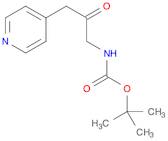 tert-Butyl (2-oxo-3-(pyridin-4-yl)propyl)carbamate