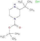 tert-Butyl 3-(tert-butyl)piperazine-1-carboxylate hydrochloride