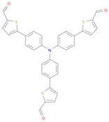 2-Thiophenecarboxaldehyde, 5,5',5''-(nitrilotri-4,1-phenylene)tris-