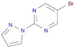 5-Bromo-2-pyrazol-1-yl-pyrimidine