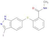 2-((3-Iodo-1H-indazol-6-yl)thio)-N-methylbenzamide