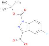 1H-Indazole-1,3-dicarboxylicacid, 5-fluoro-, 1-(1,1-dimethylethyl) ester