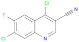 4,7-Dichloro-6-fluoroquinoline-3-carbonitrile