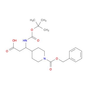 3-(1-((Benzyloxy)carbonyl)piperidin-4-yl)-3-((tert-butoxycarbonyl)amino)propanoic acid