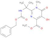 Methyl 2-(2-(((benzyloxy)carbonyl)amino)propan-2-yl)-5-hydroxy-1-methyl-6-oxo-1,6-dihydropyrimid...