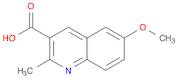 3-Quinolinecarboxylicacid, 6-methoxy-2-methyl-