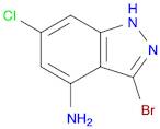 3-Bromo-6-chloro-1H-indazol-4-amine