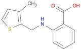 2-{[(3-METHYL-2-THIENYL)METHYL]AMINO}BENZOIC ACID