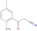 3-(5-Fluoro-2-methylphenyl)-3-oxopropanenitrile