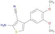 3-Thiophenecarbonitrile,2-amino-4-(3,4-dimethoxyphenyl)-