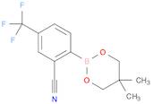 2-(5,5-Dimethyl-1,3,2-dioxaborinan-2-yl)-5-(trifluoromethyl)benzonitrile