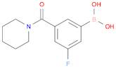 (3-Fluoro-5-(piperidine-1-carbonyl)phenyl)boronic acid