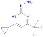 6-Cyclopropyl-2-hydrazono-4-(trifluoromethyl)-1,2-dihydropyrimidine