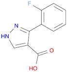 3-(2-FLUOROPHENYL)-1H-PYRAZOLE-4-CARBOXYLIC ACID