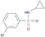 3-Bromo-N-cyclopropylbenzenesulfonamide