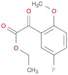 ETHYL 5-FLUORO-2-METHOXYBENZOYLFORMATE