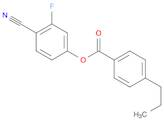 Benzoic acid,4-propyl-, 4-cyano-3-fluorophenyl ester