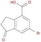 6-Bromo-1-oxo-2,3-dihydro-1H-indene-4-carboxylic acid