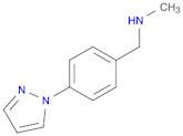 1-(4-(1H-Pyrazol-1-yl)phenyl)-N-methylmethanamine