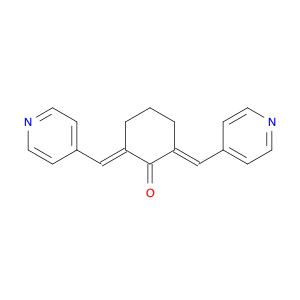 Cyclohexanone, 2,6-bis(4-pyridinylmethylene)-, (2E,6E)-