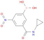 (3-(Cyclopropylcarbamoyl)-5-nitrophenyl)boronic acid