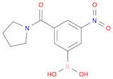 3-NITRO-5-(PYRROLIDIN-1-YLCARBONYL)BENZENEBORONIC ACID