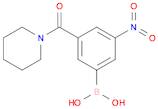 3-Nitro-5-(piperidine-1-carbonyl)phenylboronic acid