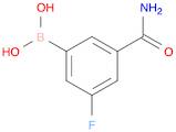 (3-Carbamoyl-5-fluorophenyl)boronic acid