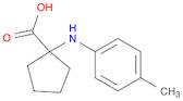 1-[(4-METHYLPHENYL)AMINO]CYCLOPENTANECARBOXYLIC ACID