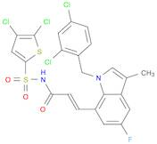 2-PROPENAMIDE, 3-[1-[(2,4-DICHLOROPHENYL)METHYL]-5-FLUORO-3-METHYL-1H-INDOL-7-YL]-N-[(4,5-DICHLORO…