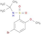 5-Bromo-N-t-butyl-2-methoxybenzenesulfonamide