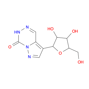 7-[3,4-dihydroxy-5-(hydroxymethyl)oxolan-2-yl]-1,3,4,9-tetrazabicyclo[4.3.0]nona-4,6,8-trien-2-one