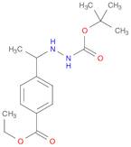 TERT-BUTYL 2-(1-(4-(ETHOXYCARBONYL)PHENYL)ETHYL)HYDRAZINECARBOXYLATE