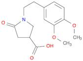 1-(3,4-Dimethoxyphenethyl)-5-oxopyrrolidine-3-carboxylic acid