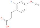 3-(2-Fluoro-4-methoxyphenyl)propanoic acid