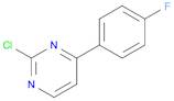 2-Chloro-4-(4-fluoro-phenyl)-pyrimidine