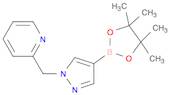 2-((4-(4,4,5,5-Tetramethyl-1,3,2-dioxaborolan-2-yl)-1H-pyrazol-1-yl)methyl)pyridine