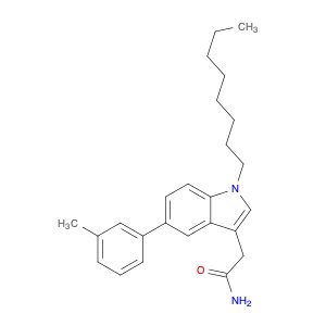 2-(1-Octyl-5-(m-tolyl)-1H-indol-3-yl)acetamide