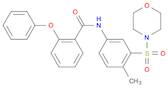 Benzamide, N-[4-methyl-3-(4-morpholinylsulfonyl)phenyl]-2-phenoxy-