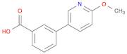 3-(6-Methoxypyridin-3-yl)benzoic acid