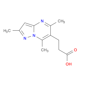 3-(2,5,7-Trimethylpyrazolo[1,5-a]pyrimidin-6-yl)propanoic acid