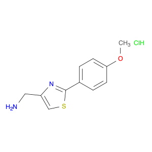 (2-(4-Methoxyphenyl)thiazol-4-yl)methanamine hydrochloride